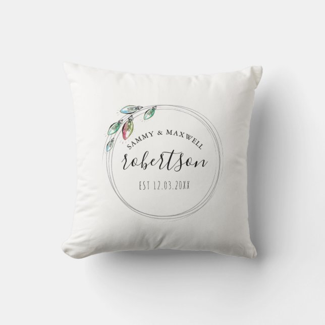 Sparkle and Shine Throw Pillow (Front)