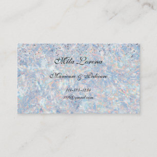 SPARKLE AND SHINE WITH OUR OPAL THEMED  BUSINESS CARD