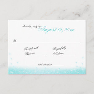 Sparkle Beach Aqua and Gold Sea Shells Response
