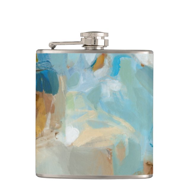 Sparkle Beach Hip Flask (Front)