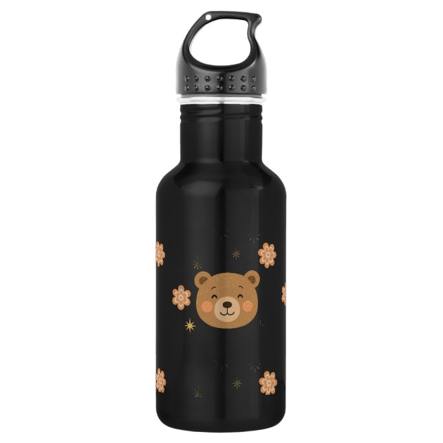 Sparkle Bear Water Bottle (Front)