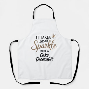 Sparkle Cake Decorator Apron