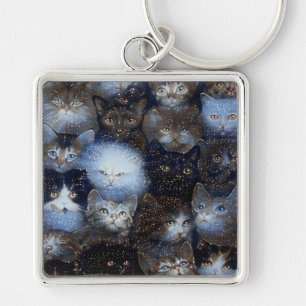 Sparkle Cats Premium Key Chain