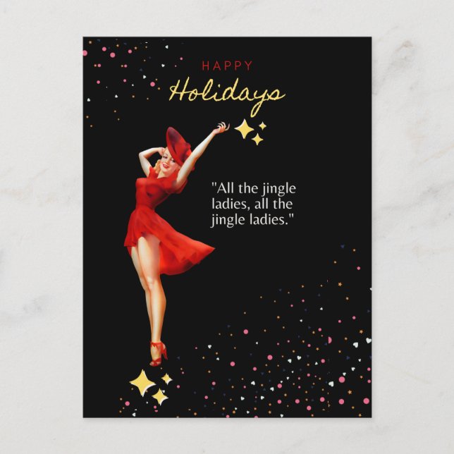 Sparkle Christmas Postcard (Front)