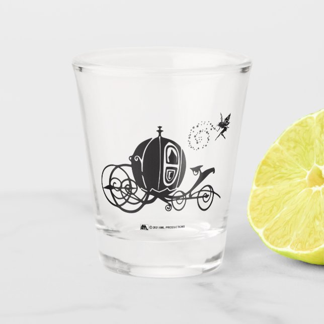 SPARKLE Cinderella's Pumpkin Carriage Shot Glass (Front)