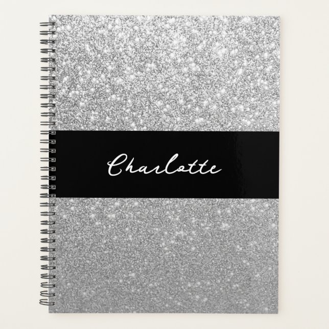 Sparkle de luxe Silver Nom de la Parties scintilla (Devant)