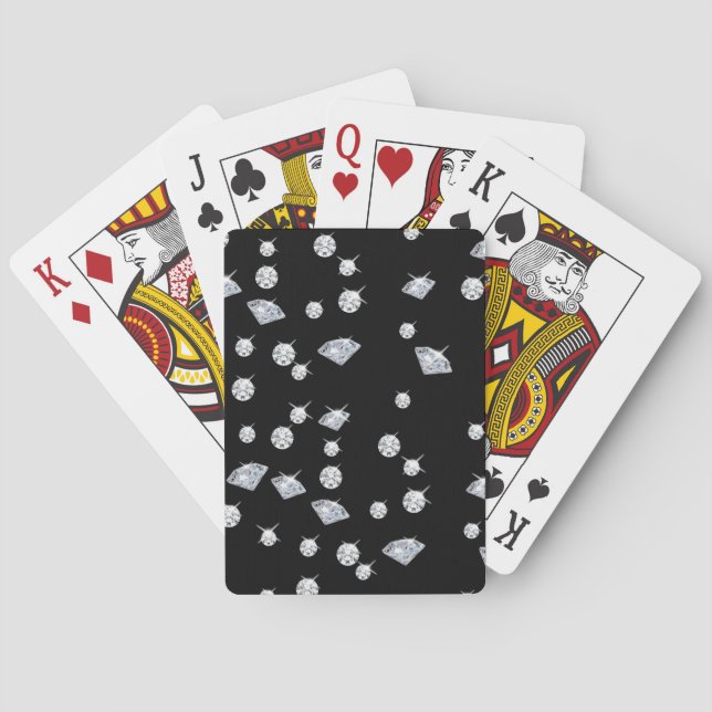 Sparkle Diamonds Playing Cards (Back)