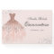 Sparkle Dress Rose Gold Quinceanera Guest Book