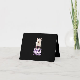 Sparkle French Bulldog For Dog Lover Mom Dad Dog Card