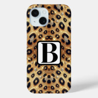 Sparkle Glam Gold Black Leopard Cheetah Print