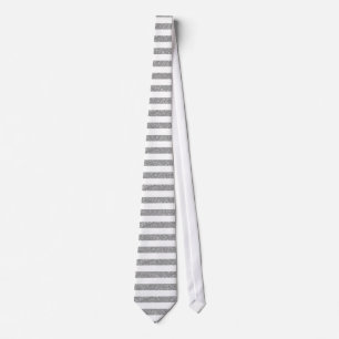 Sparkle Glitter Look Stripes Tie