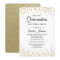 Sparkle Gold Confetti Quinceanera Invitation