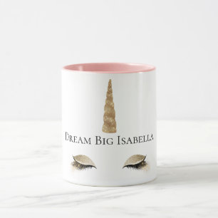 Sparkle Gold Glam Unicorn Mug