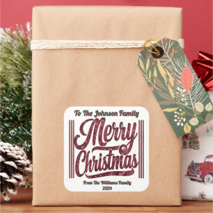 Sparkle in the Joy of Christmas! Square Sticker