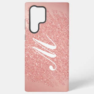 Sparkle Initial Samsung Galaxy S22 Ultra Case