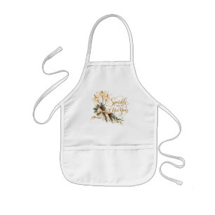 Sparkle Into the New Year Kids Holiday Apron
