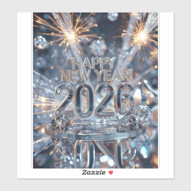 Sparkle into the New Year Sticker (Sheet)