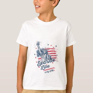 Sparkle Like It's 1776, Patriotic Design, American T-Shirt