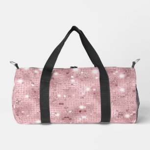 Sparkle Luxury Pink Duffle Bag
