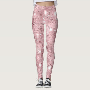 Sparkle Luxury Pink Leggings