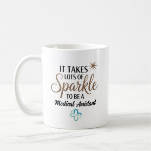 Sparkle Medical Assistant Personalized Coffee Mug