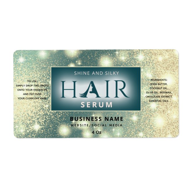 Sparkle moderne produits cheveux élégant (Devant)