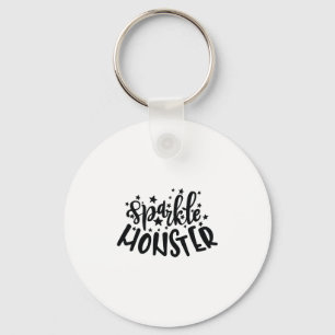 Sparkle Monster Halloween Keychain