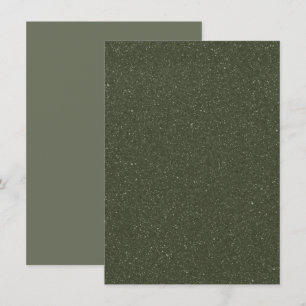 Sparkle Moss Flat Card – Custom Minimal Note