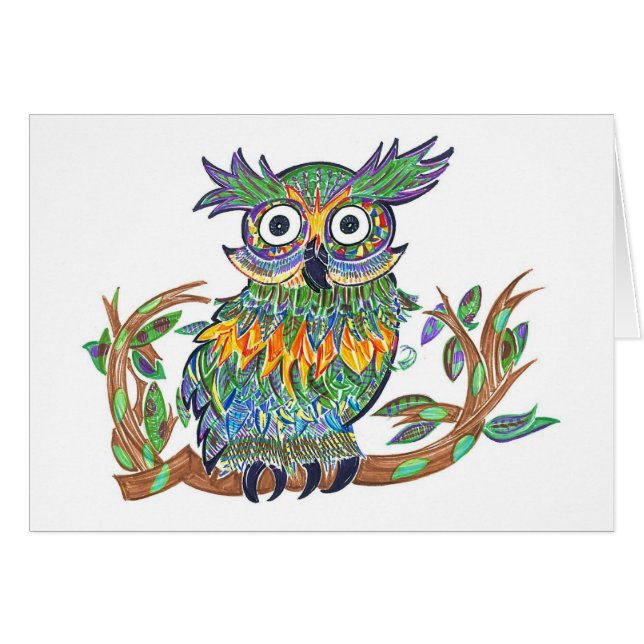 Sparkle Owl (Front Horizontal)