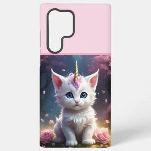 "Sparkle Paws: The Enchanting Unicorn Kitten" Samsung Galaxy Case