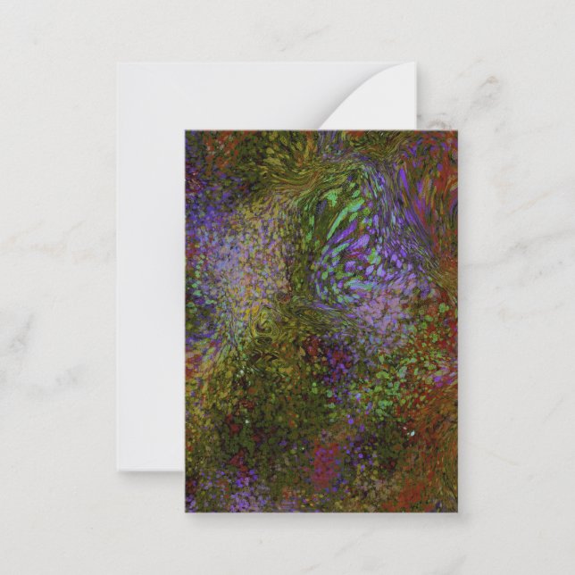 Sparkle Personalized Stationery Note Cards (Front)
