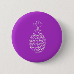 Sparkle Pineapple Button