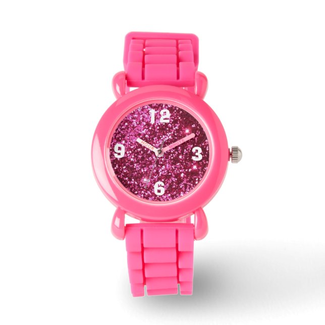 Sparkle Pink Watch (Front)