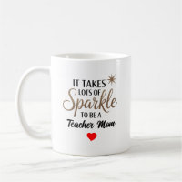 ✨ Sparkle Quote Gift for Teacher Mom