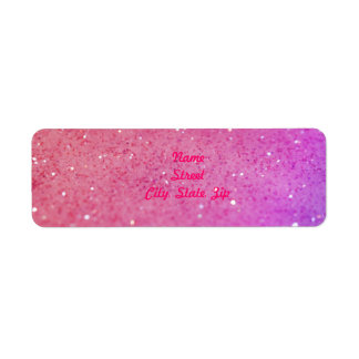 Sparkle Return Adress Labels