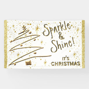 Sparkle & Shine - Christmas Party Hanging Banner