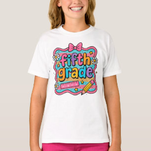 Sparkle & Shine Fifth Grade Back to School T-Shirt