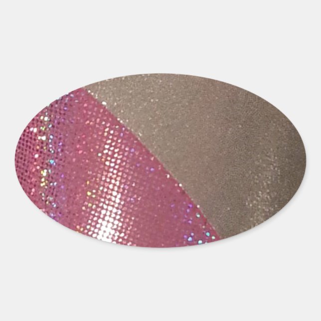 Sparkle & Shine Oval Sticker (Front)