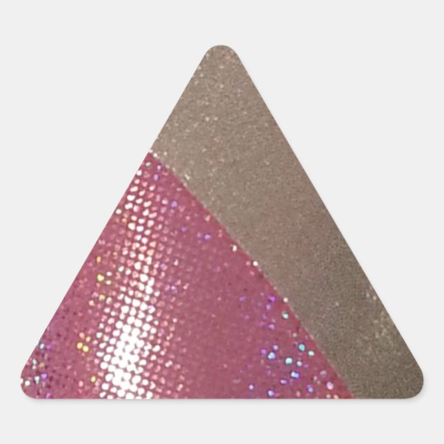 Sparkle & Shine Triangle Sticker (Front)
