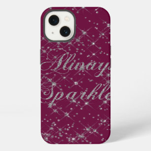 Sparkle Silver Glitter iPhone 13 Case