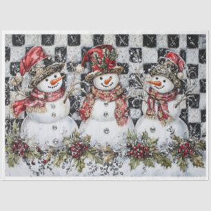 Sparkle Snowman Tissue Paper
