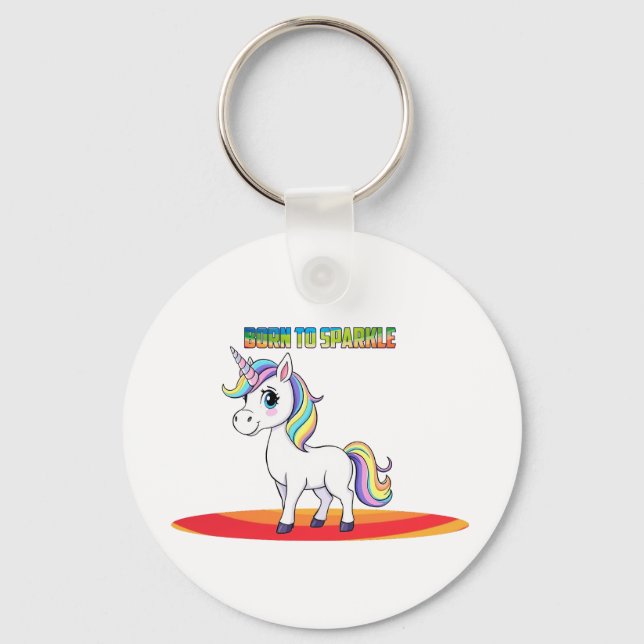 Sparkle Squad Leader Keychain (Front)