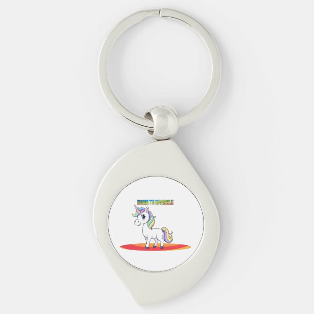 Sparkle Squad Leader Keychain (Front)