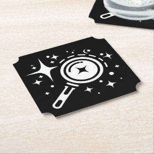 Sparkle stars, Beacon of the Limitless Digital Era Paper Coaster