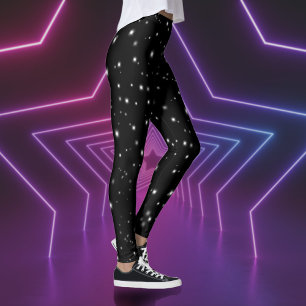 Sparkle Stars Pattern Leggings