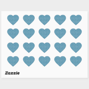 Sparkle Teal Blue Mermaid Scales Fishtail Fantasy Heart Sticker