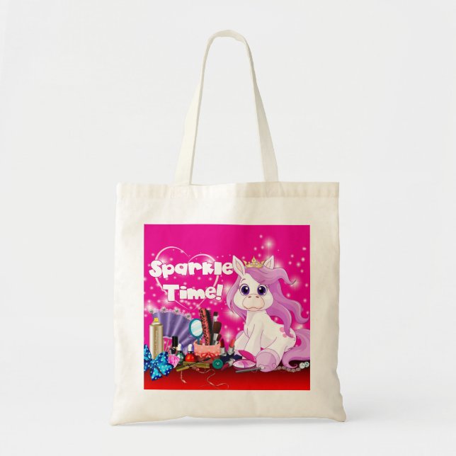 Sparkle Time Pony Tote Bag (Front)