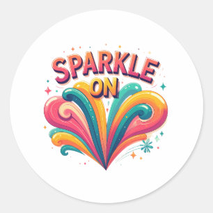 Sparkle Un — Autocollant Inspirant Brillants