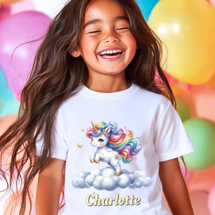 Sparkle unicorn magical cloud name T-Shirt