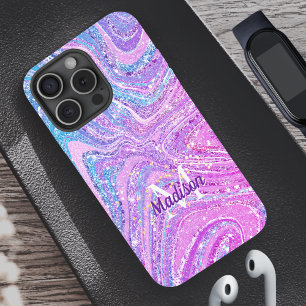 Sparkle unicorn rainbow girly marble art  Case-Mat iPhone 16 Pro Case